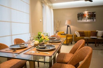 Living Room in 2 BHK Apartment at Nirman Altius, Kharadi – for Sale