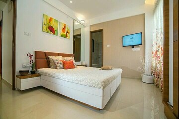 Bedroom in 2 BHK Apartment at Nirman Altius, Kharadi – for Sale