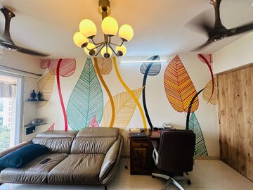 Living Room in 1 BHK Apartment at Ruparel Orion, Chembur – for Sale