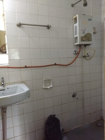 Bathroom in 2 BHK Apartment at Chintamani Residency Bhusari, Bhusari Colony – for Rent