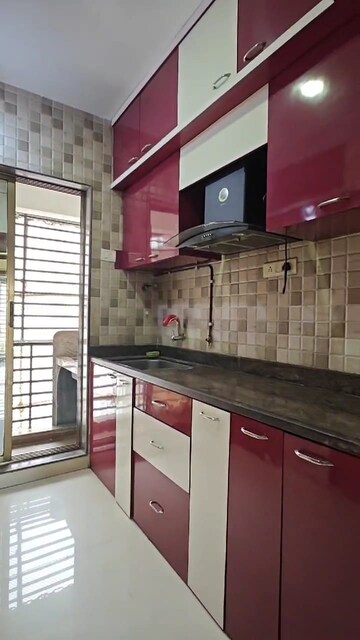 Kitchen in 2 BHK Apartment at Aristo Usha Heights, Kharghar – for Rent