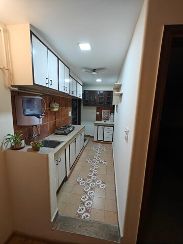 Kitchen in 2 BHK Builder Floor at Sarvodaya Enclave – for Rent