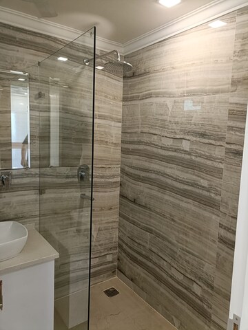 Bathroom in 4 BHK Builder Floor at BPTP Eden Estate, Sector 81 – for Sale