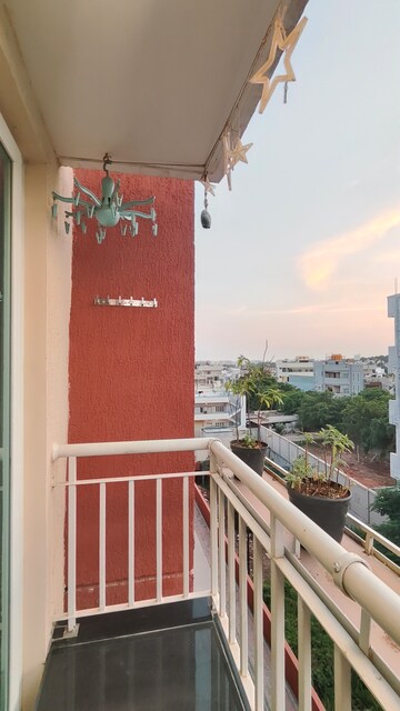 Balcony in 2 BHK Apartment at Brigade Bricklane, Jakkuru – for Rent