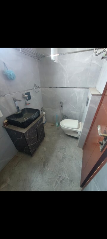 Bathroom in 2 BHK Builder Floor at Malviya Nagar – for Rent