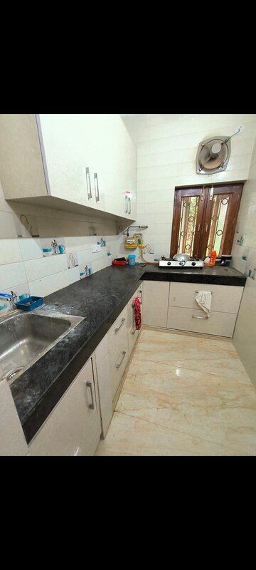 Kitchen in 3 BHK Builder Floor at Malviya Nagar – for Rent
