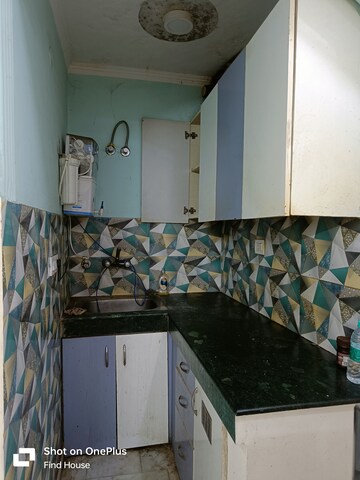 Kitchen in 1 BHK Builder Floor at Malviya Nagar – for Rent