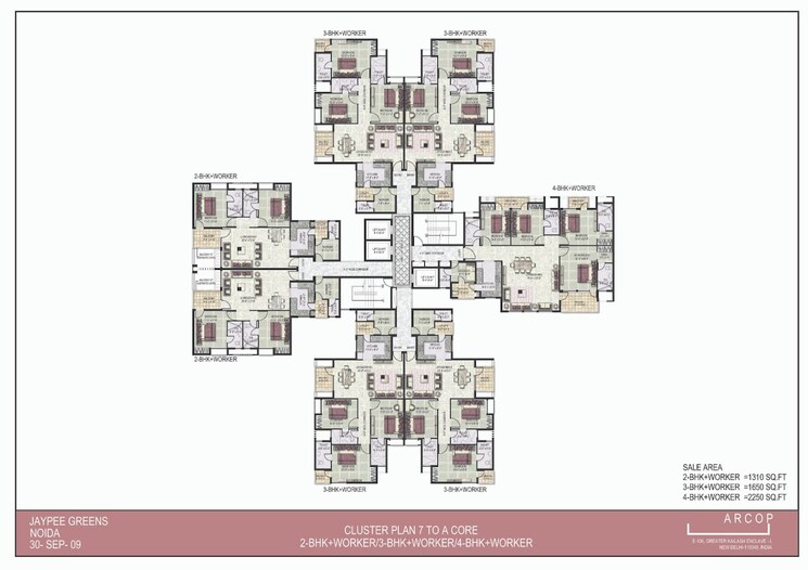 Master Plan, jaypee-green-wish-town-klassic 3 Bedroom 1570 Sq.Ft. Apartment In Sector 134 Noida 8754389