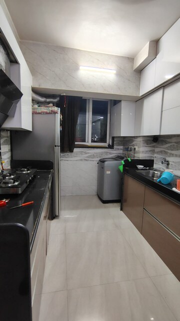 Kitchen in 3 BHK Apartment at Adhiraj Gardens, Kharghar – for Rent
