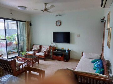 Living Room in 3 BHK Apartment at Mahavir Astha, Kharghar – for Rent