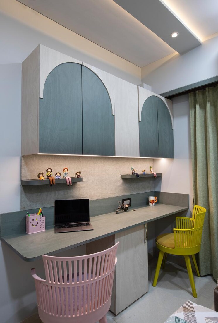 Study Room, shah-heights 3 Bedroom 1650 Sq.Ft. Apartment In Kharghar Navi Mumbai 8754878