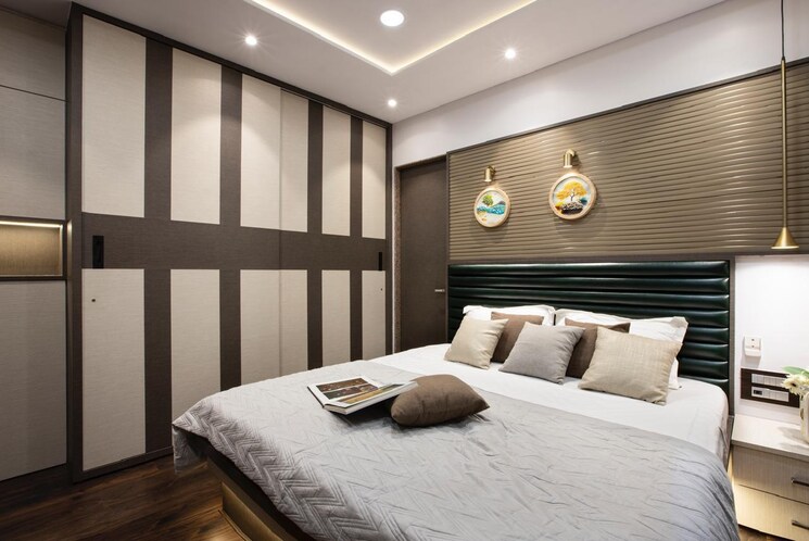 Bedroom, shah-heights 3 Bedroom 1650 Sq.Ft. Apartment In Kharghar Navi Mumbai 8754878