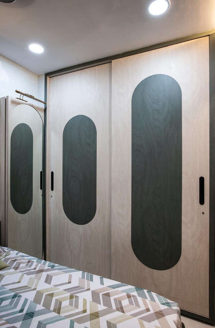 Master Bedroom, shah-heights 3 Bedroom 1650 Sq.Ft. Apartment In Kharghar Navi Mumbai 8754878