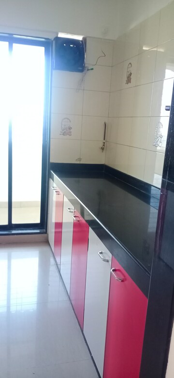 Kitchen in 3 BHK Apartment at Gajra Bhoomi Tower, Kharghar – for Rent