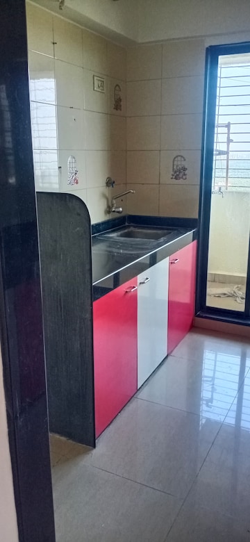 Kitchen in 3 BHK Apartment at Gajra Bhoomi Tower, Kharghar – for Rent