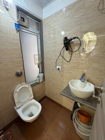 Bathroom in 1 BHK Apartment at Starwing Kaatyayni Heights, Andheri East – for Sale