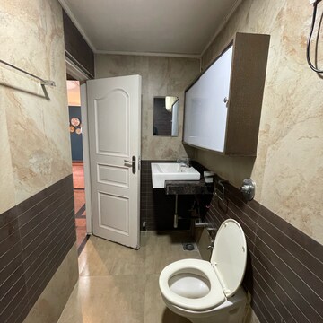 Bathroom in 2 BHK Apartment at Vasant Valley Complex, Dindoshi – for Rent