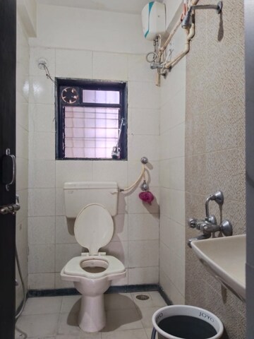 Bathroom in 2 BHK Apartment at Bhoomi Ratna, Kharghar – for Rent