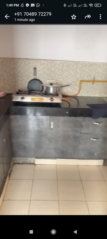 Kitchen in 1 RK Apartment at Aditya World City Residences, Shahpur Bamheta – for Rent