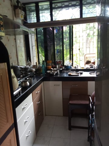 Kitchen in 1 BHK Apartment at Runwal Nagar CHS, Runwal Nagar – for Rent