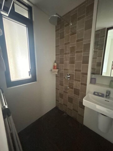 Bathroom in 2 BHK Apartment at Lodha The Park Trump Tower, Worli – for Rent
