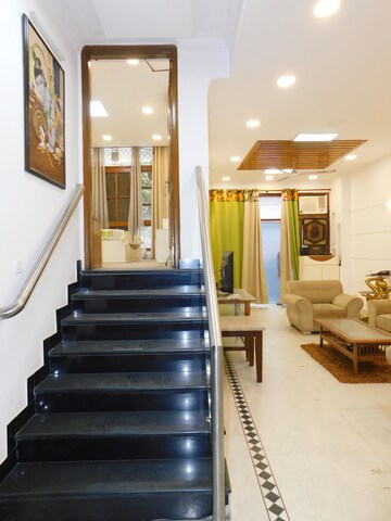 Staircase in 3 BHK Builder Floor at Defence Colony – for Rent