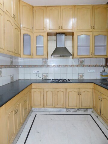Kitchen in 3 BHK Builder Floor at Defence Colony – for Rent