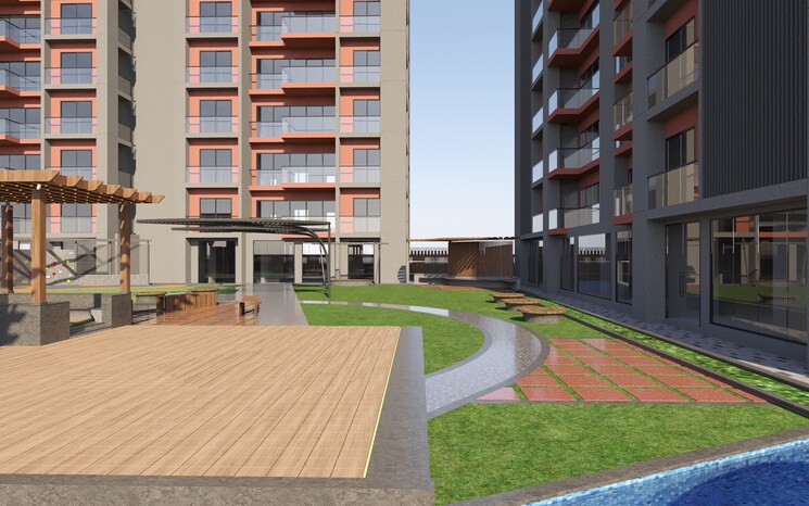 Exterior View, pal gam 3 Bedroom 2420 Sq.Ft. Apartment In Pal Gam Surat 8755184