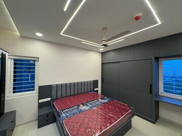 Bedroom in 3 BHK Apartment at Rajapushpa Provincia, Narsingi – for Rent