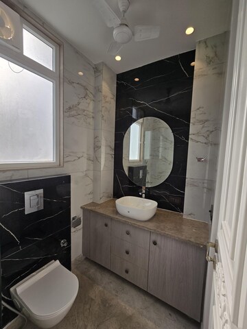 Bathroom in 3 BHK Builder Floor at Defence Colony – for Rent