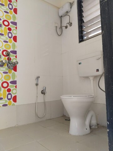 Bathroom in 3 BHK Apartment at Hills Residency, Kharghar – for Rent