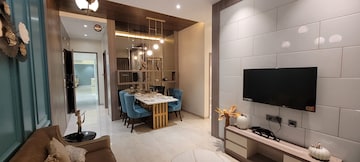 Living Room in 2 BHK Apartment at N Rose Northern Hills, Dahisar East – for Sale
