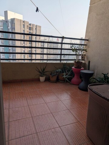Balcony in 1 BHK Apartment at SS Rutuparna, Moshi – for Sale