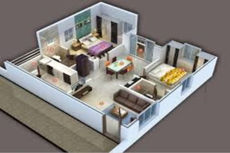 Floor Plan, uppal 2 Bedroom 1041 Sq.Ft. Builder Floor In Uppal Hyderabad 8755237