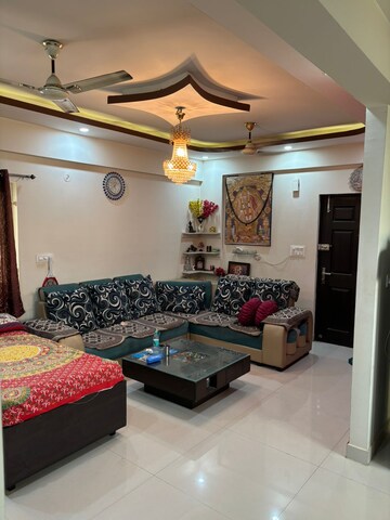 Living Room in 2 BHK Apartment at United Blossom, Doddabanahalli – for Rent