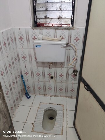 Bathroom in 1 BHK Apartment at Shiv Complex, Ghansoli – for Rent