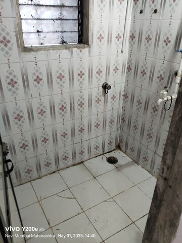 Bathroom in 1 BHK Apartment at Shiv Complex, Ghansoli – for Rent
