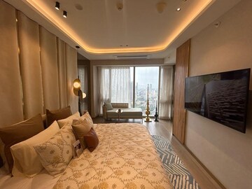 Living Room in 4 BHK Apartment at Lodha Trump Tower, Worli – for Sale