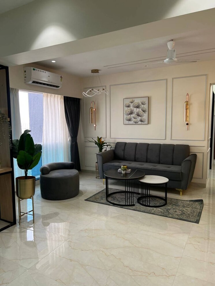 Living Room, oxford-navrang-oasis 3 Bedroom 998 Sq.Ft. Apartment In Goregaon West Mumbai 8755510