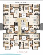 1 BHK 670 Sq.Ft. Apartment in Shree Morivali Richmand Park