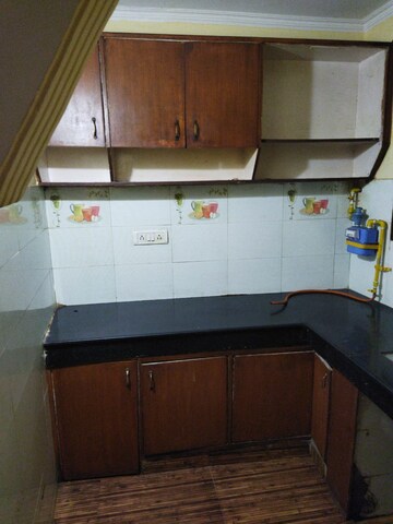 Kitchen in 1 BHK Builder Floor at Freedom Fighters Enclave – for Rent