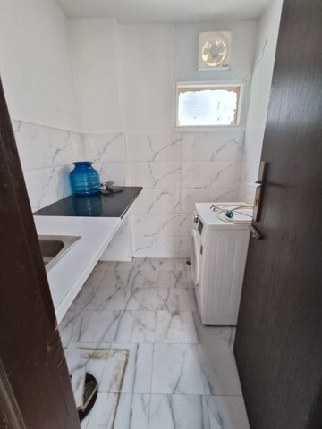 Bathroom in 1 BHK Builder Floor at Greater Kailash I – for Rent