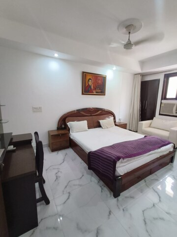 Bedroom in 1 BHK Builder Floor at Greater Kailash I – for Rent