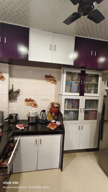 Kitchen in 1 BHK Apartment at Silver Bells CHS, Dahisar West – for Sale