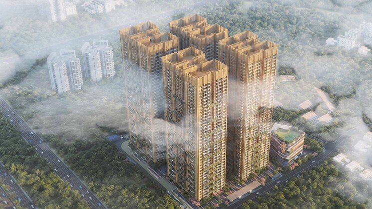 Exterior View, dsr-skymarq 4 Bedroom 5454 Sq.Ft. Apartment In Puppalaguda Hyderabad 8755639