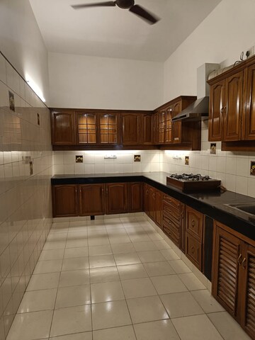 Kitchen in 3 BHK Builder Floor at Jor Bagh – for Rent