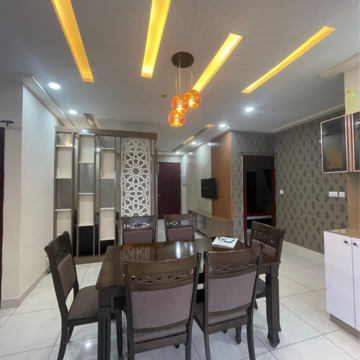 Living Room in 3.5 BHK Villa at Financial District – for Rent