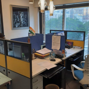 Team Area in  Office Space at Venus Atlantis, Prahlad Nagar – for Rent