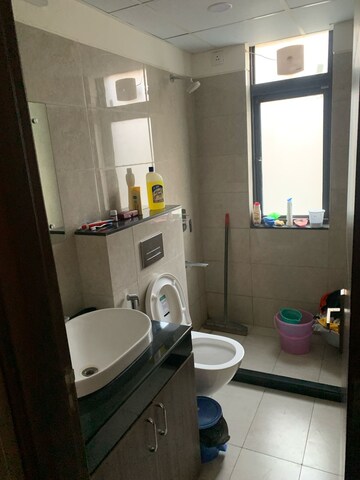 Bathroom in 3 BHK Apartment at Emaar Gurgaon Greens, Sector 102 – for Rent