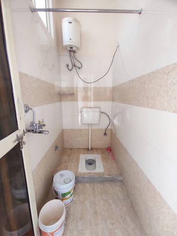 Bathroom in 1 RK Independent House at Khatipura – for Rent